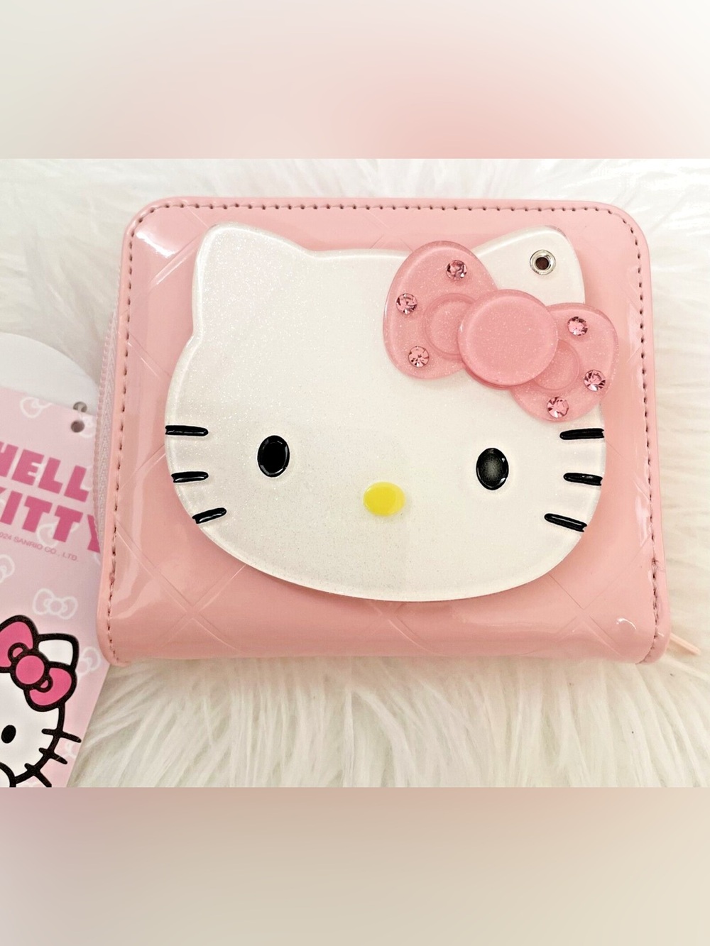 Sanrio Hello Kitty Hidden Mirror Pink Wallet/Coin Purse Kawaii Y2K